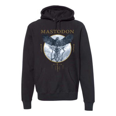 Mastodon Hushed And Grim Eagle Circle Premium Hoodie