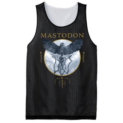 Mastodon Hushed And Grim Eagle Circle Mesh Reversible Basketball Jersey Tank