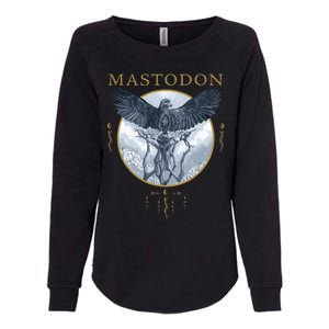 Mastodon Hushed And Grim Eagle Circle Womens California Wash Sweatshirt