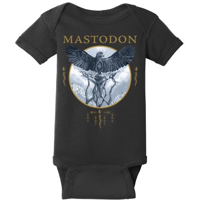 Mastodon Hushed And Grim Eagle Circle Baby Bodysuit