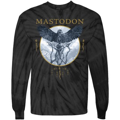 Mastodon Hushed And Grim Eagle Circle Tie-Dye Long Sleeve Shirt