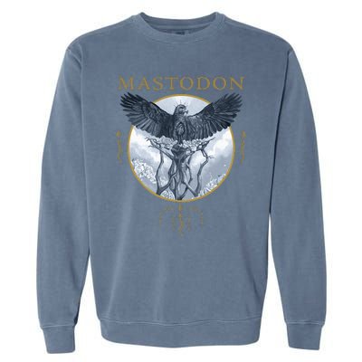 Mastodon Hushed And Grim Eagle Circle Garment-Dyed Sweatshirt