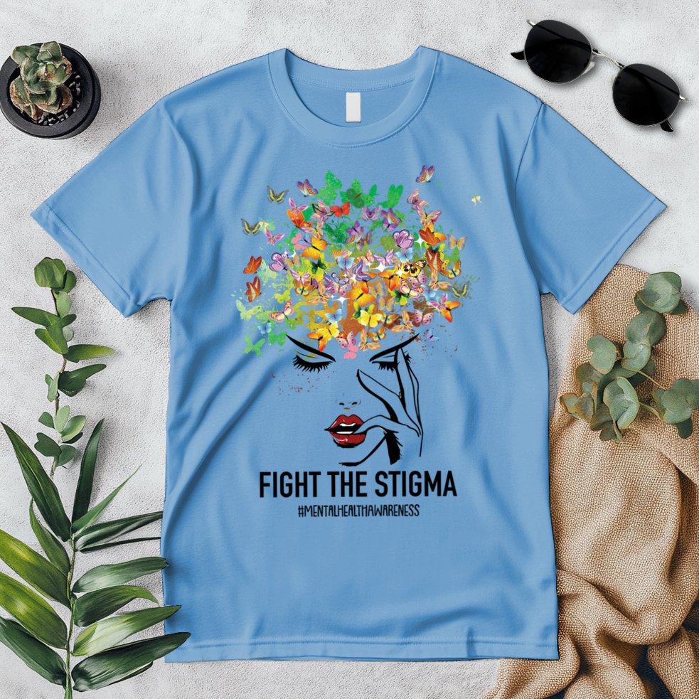 Mental Health Awareness Month Fight The Stigma Positive Gift Premium T-Shirt