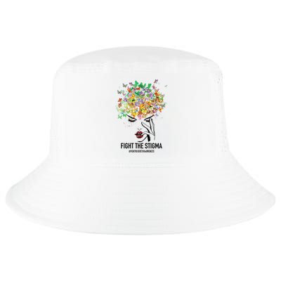 Mental Health Awareness Month Fight The Stigma Positive Gift Cool Comfort Performance Bucket Hat