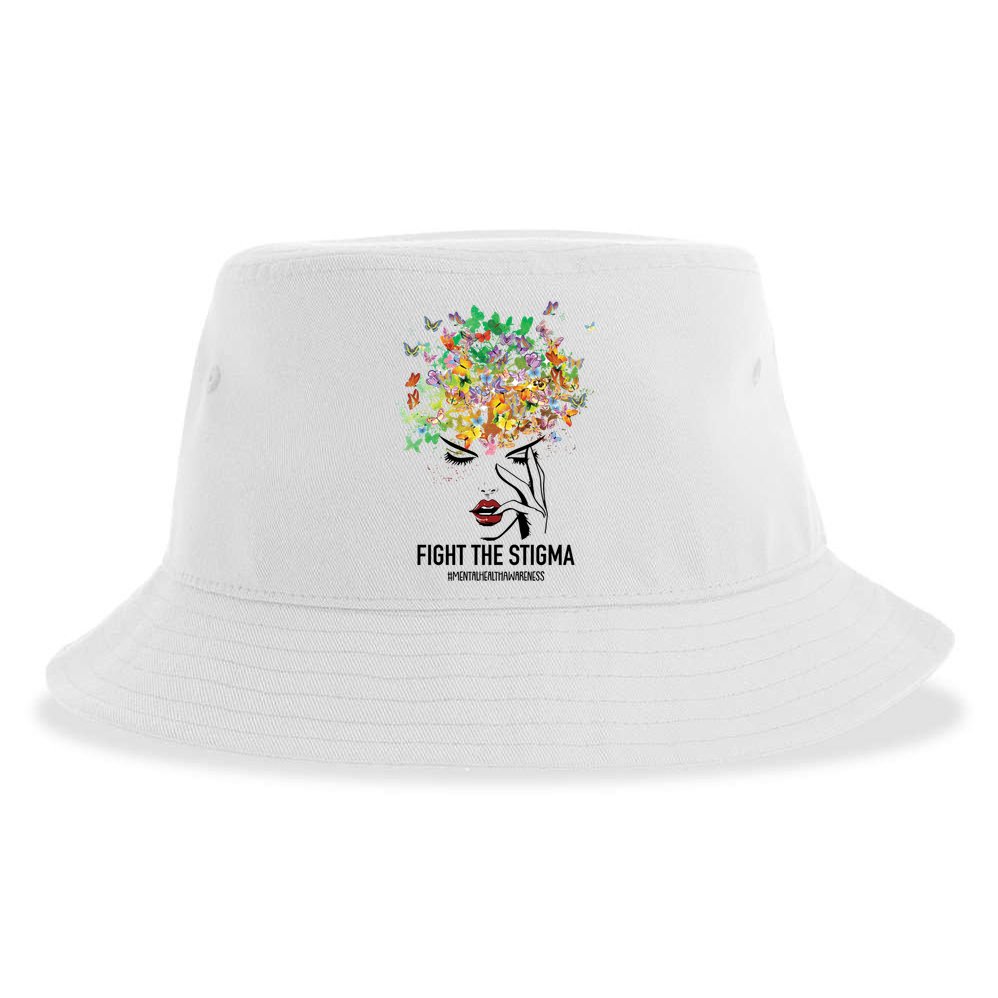 Mental Health Awareness Month Fight The Stigma Positive Gift Sustainable Bucket Hat