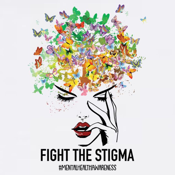 Mental Health Awareness Month Fight The Stigma Positive Gift Hat