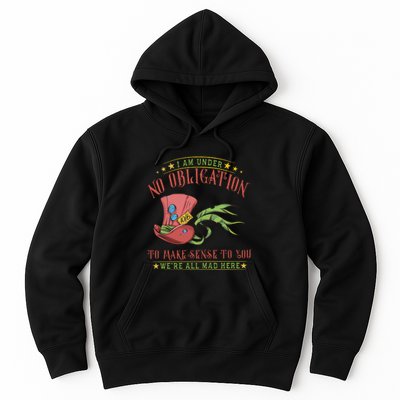 Mad Hatter Alice In Wonderland Hoodie