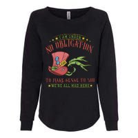 Mad Hatter Alice In Wonderland Womens California Wash Sweatshirt