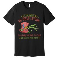 Mad Hatter Alice In Wonderland Premium T-Shirt