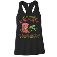 Mad Hatter Alice In Wonderland Women's Racerback Tank