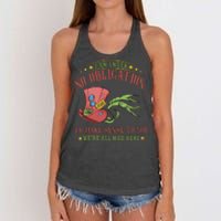 Mad Hatter Alice In Wonderland Women's Knotted Racerback Tank