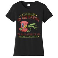 Mad Hatter Alice In Wonderland Women's T-Shirt