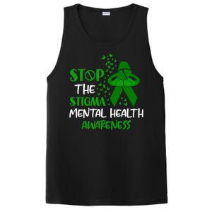 Mental Health Awareness Fight The Stigma Motivational Quote Great Gift PosiCharge Competitor Tank