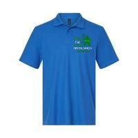 Mental Health Awareness Fight The Stigma Motivational Quote Great Gift Softstyle Adult Sport Polo