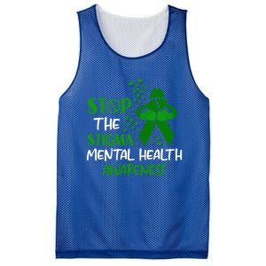 Mental Health Awareness Fight The Stigma Motivational Quote Great Gift Mesh Reversible Basketball Jersey Tank