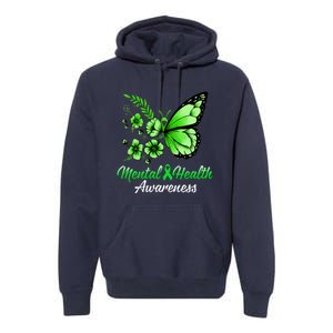 Mental Health Awareness Butterfly Premium Hoodie