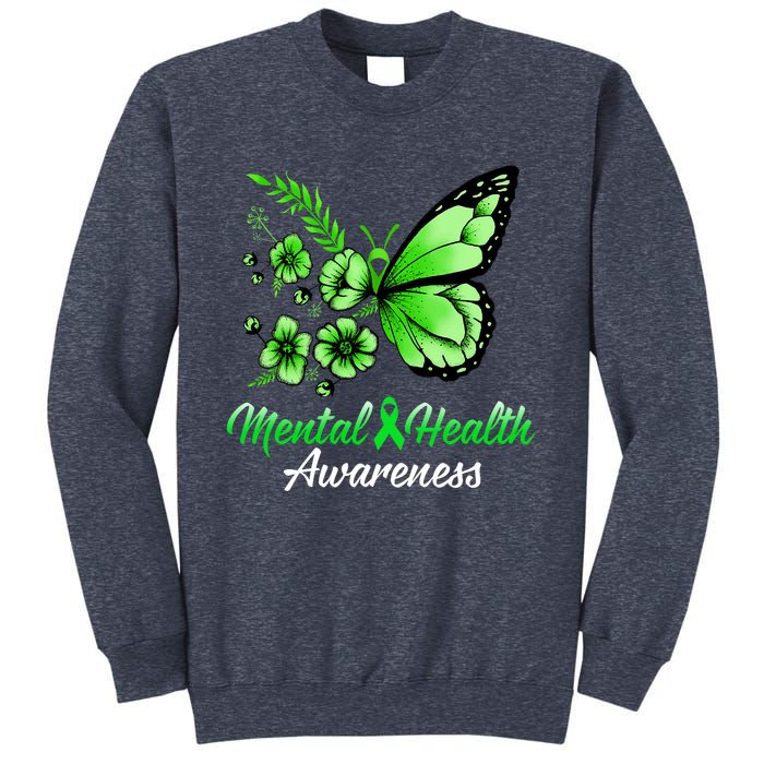 Mental Health Awareness Butterfly Sweatshirt