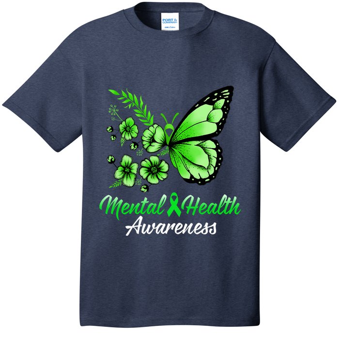 Mental Health Awareness Butterfly T-Shirt