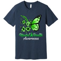 Mental Health Awareness Butterfly Premium T-Shirt