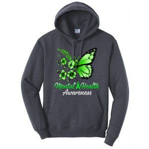 Mental Health Awareness Butterfly Tall Hoodie