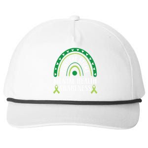 Mental Health Awareness Fight The Stigma Supporter Gift Snapback Five-Panel Rope Hat