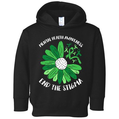 Mental Health Awareness End The Stigma Warrior Counselor Toddler Hoodie