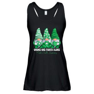 Mental Health Awareness Month Green Ribbon Gnomies Support Ladies Essential Flowy Tank