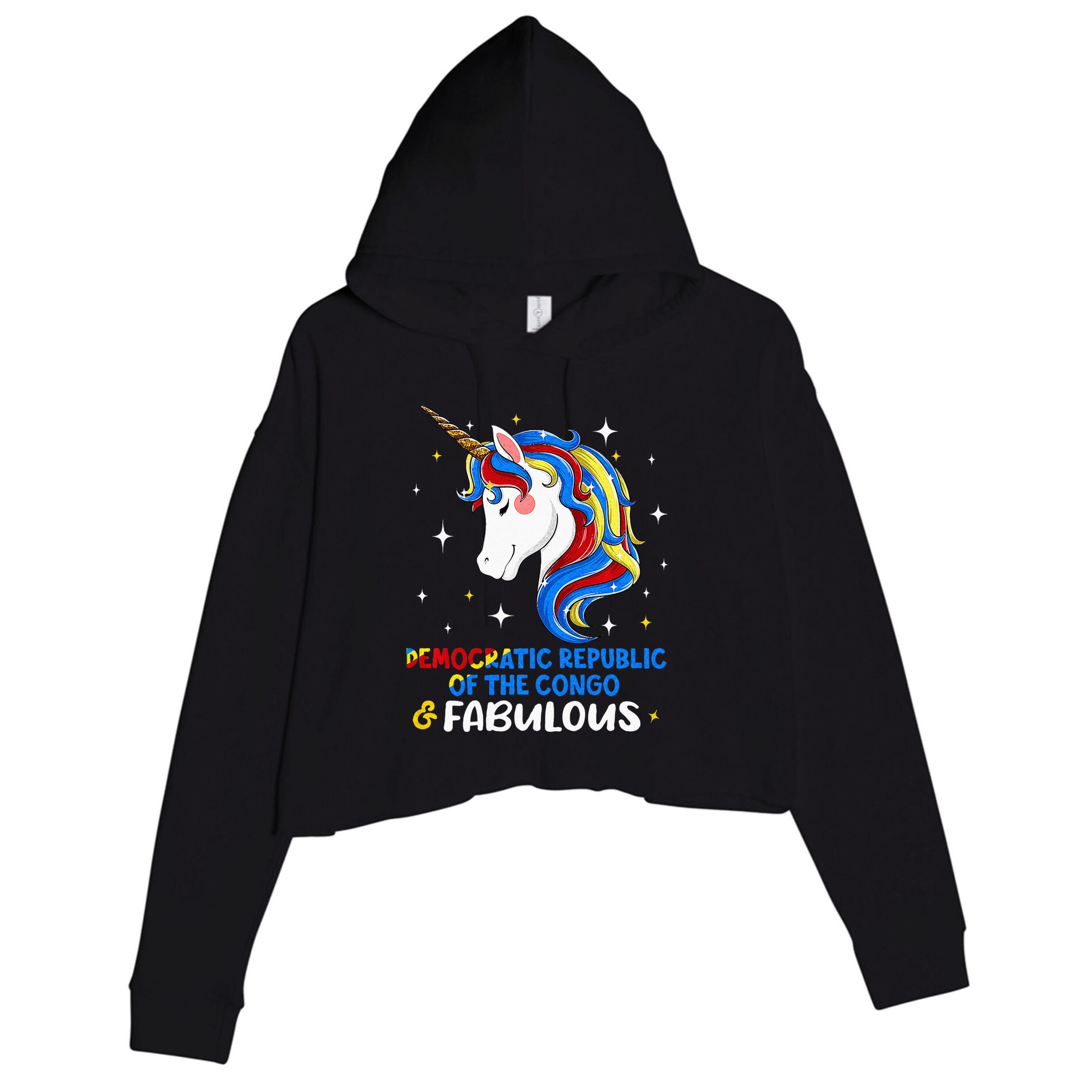Monster High Alumni Pride Crest Crop Fleece Hoodie