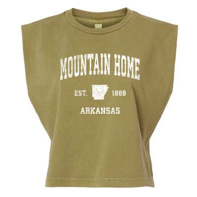 Mountain Home Arkansas Ar Vintage Sports Garment-Dyed Women's Muscle Tee