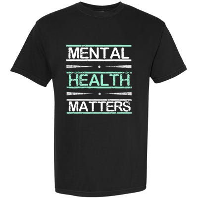 Mental Health Awareness Stigma Garment-Dyed Heavyweight T-Shirt