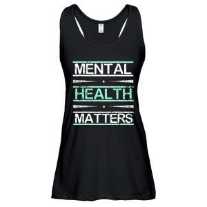 Mental Health Awareness Stigma Ladies Essential Flowy Tank