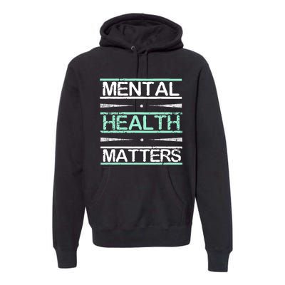 Mental Health Awareness Stigma Premium Hoodie