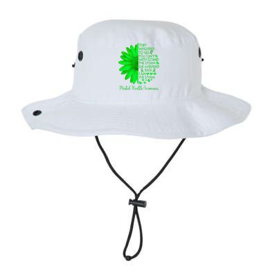 Mental Health Awareness Matters Sunflower I Am The Storm Legacy Cool Fit Booney Bucket Hat