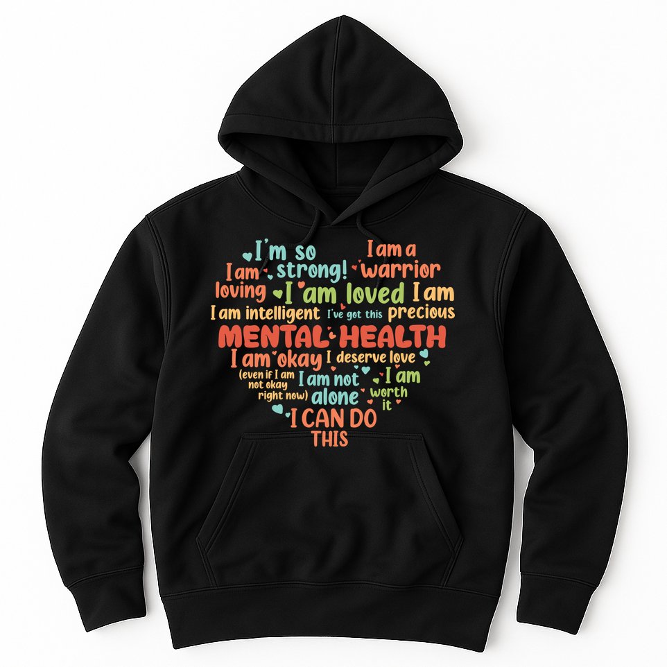 Mental Health Awareness Depression Hoodie