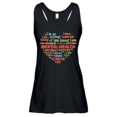 Mental Health Awareness Depression Ladies Essential Flowy Tank