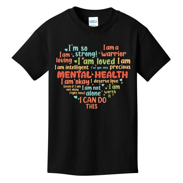 Mental Health Awareness Depression Kids T-Shirt