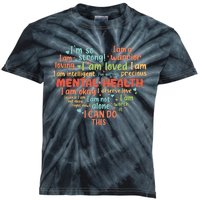 Mental Health Awareness Depression Kids Tie-Dye T-Shirt