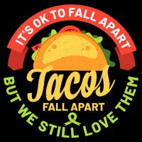 Mental Health Awareness Month Funny Tacos Fall Apart Be Kind 16 in Basic Backpack
