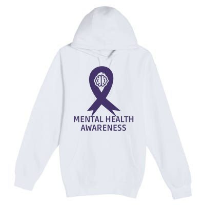 Mental Health Awareness Premium Pullover Hoodie