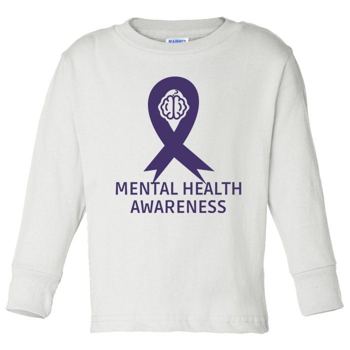 Mental Health Awareness Toddler Long Sleeve Shirt