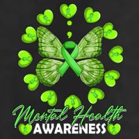 Mental Health Awareness Month Heart Love Butterfly Gift Hat