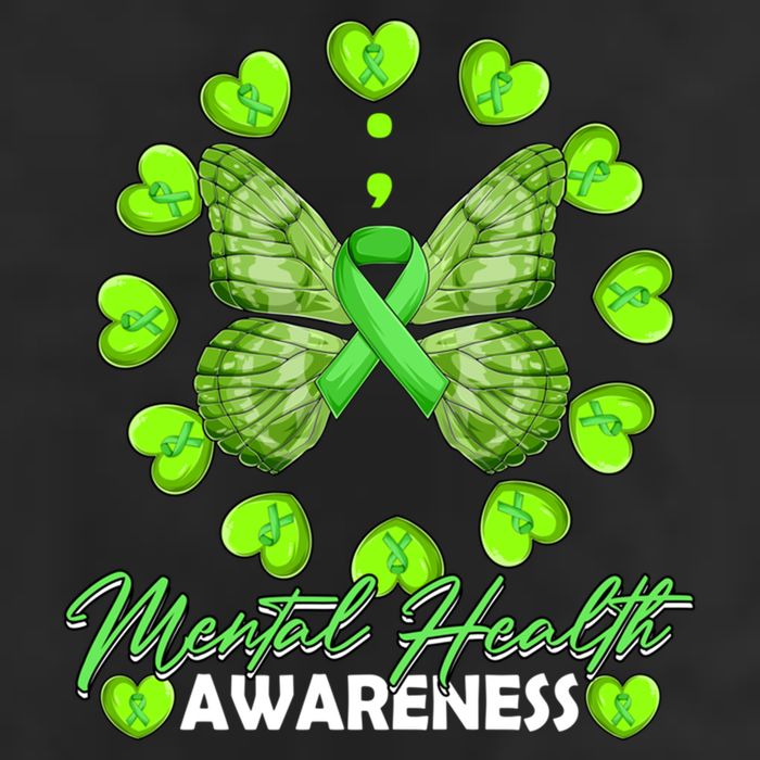 Mental Health Awareness Month Heart Love Butterfly Gift Hat