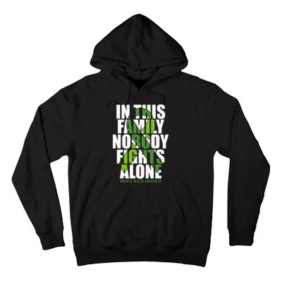 Mental Health Awareness Ribbon Family You Matter Kindness Hoodie