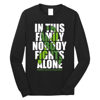 Mental Health Awareness Ribbon Family You Matter Kindness Long Sleeve Shirt