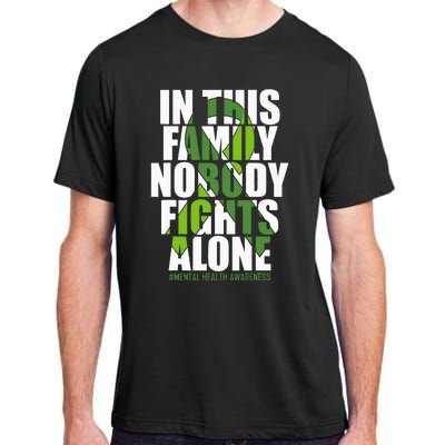 Mental Health Awareness Ribbon Family You Matter Kindness Adult ChromaSoft Performance T-Shirt