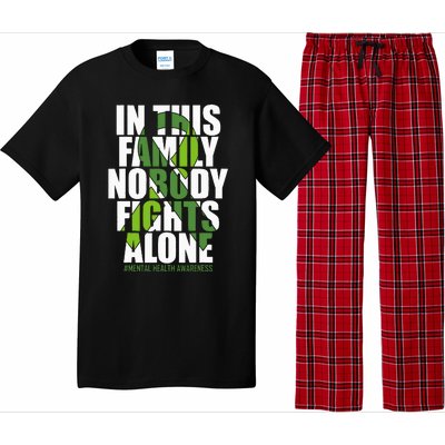 Mental Health Awareness Ribbon Family You Matter Kindness Pajama Set