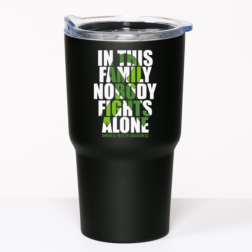 Mental Health Awareness Ribbon Family You Matter Kindness Tumbler