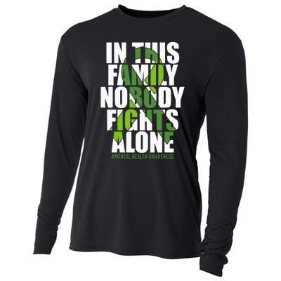 Mental Health Awareness Ribbon Family You Matter Kindness Cooling Performance Long Sleeve Crew