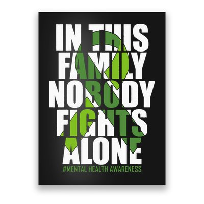 Mental Health Awareness Ribbon Family You Matter Kindness Poster