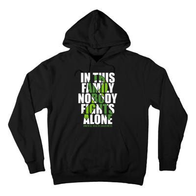 Mental Health Awareness Ribbon Family You Matter Kindness Tall Hoodie